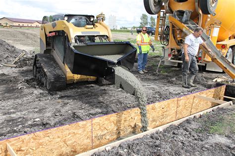 skid steer concrete hopper bucket